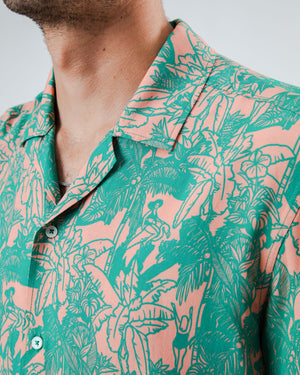 Helios Aloha Shirt Pink