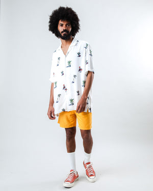 Helios Small Aloha Shirt Ecru