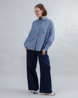 Oversize Stripes Gum Shirt