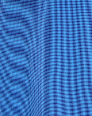 Checks Strappy Straight Dress Blue