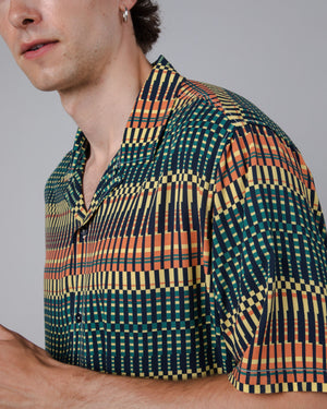 Calella Aloha Shirt Navy