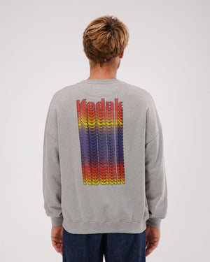 Kodak Color Oversize Sweatshirt Grey 