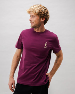 Salut Cotton T-Shirt Grape