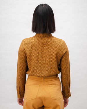 Mist Viscose Blouse Ochre