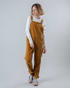 Corduroy Overall Camel