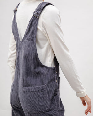 Corduroy Overall Dark Grey