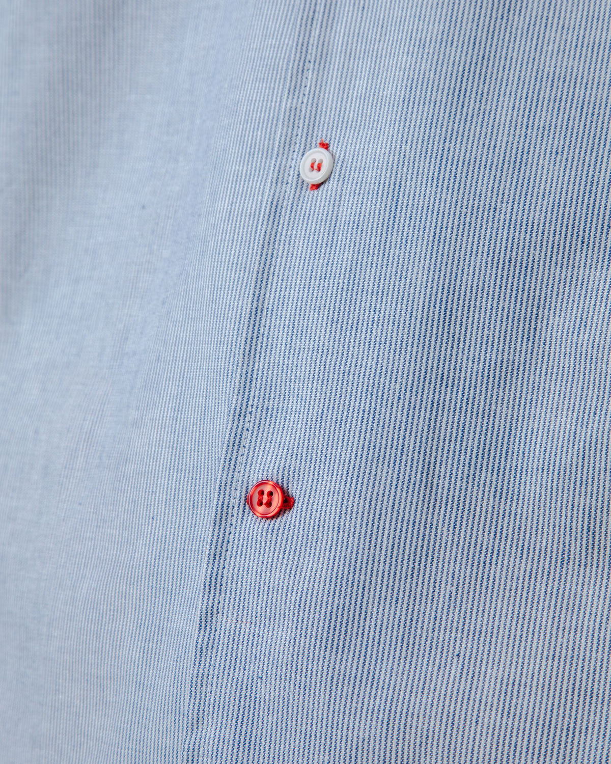 Pinstripes Aloha Shirt Blue