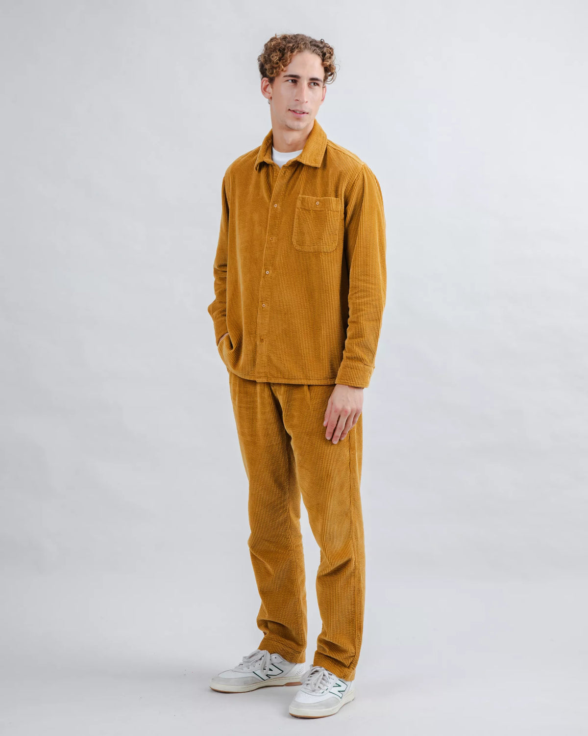Corduroy Overshirt Camel