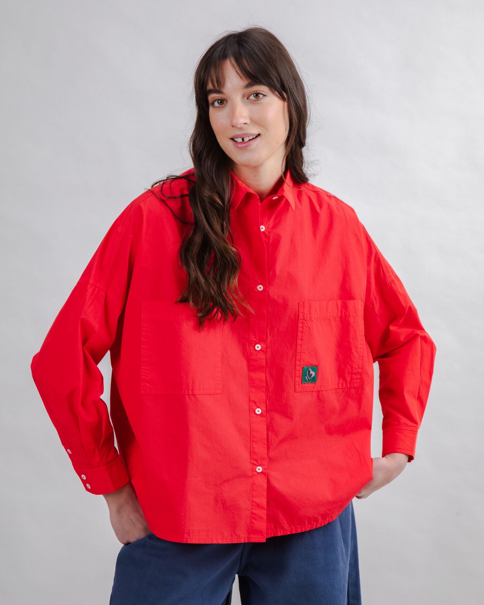 Oversize Red Shirt