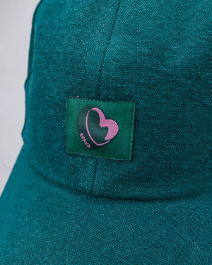 Cotton 5 Panel Cap Green