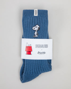 Peanuts Snoopy Socks Blue