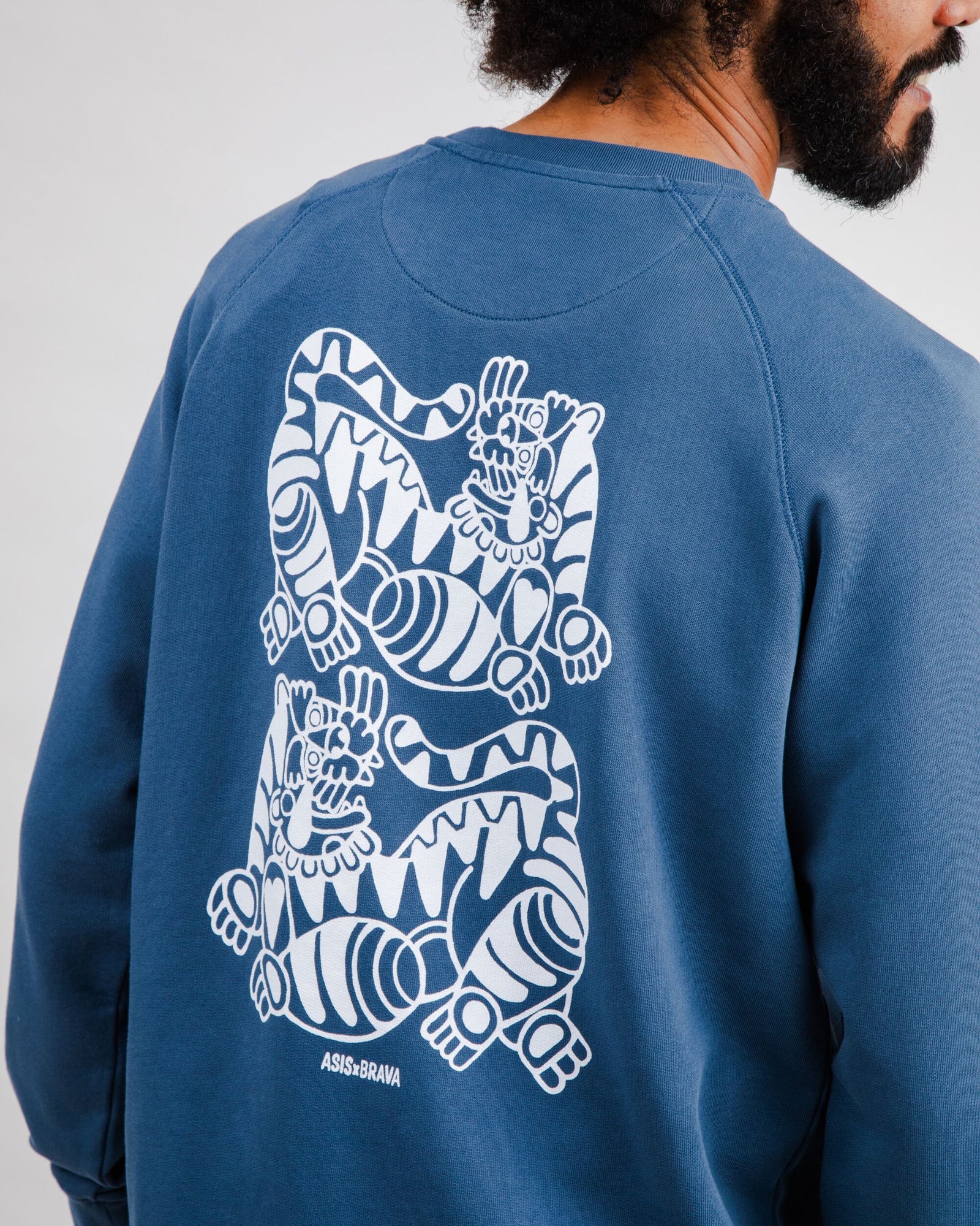 Asis Percales Tigris Sweatshirt Blue