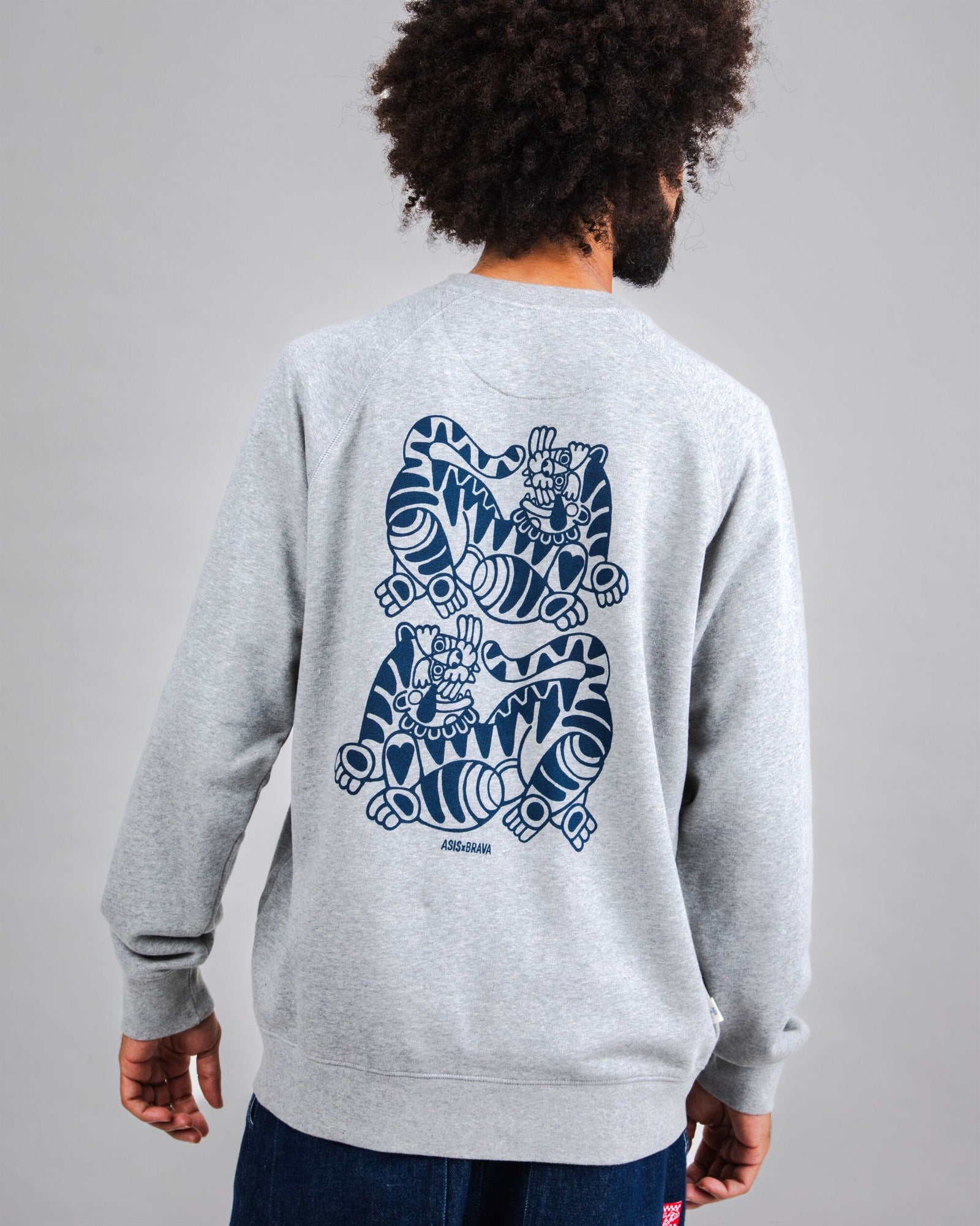Asis Percales Tigris Sweatshirt Grey