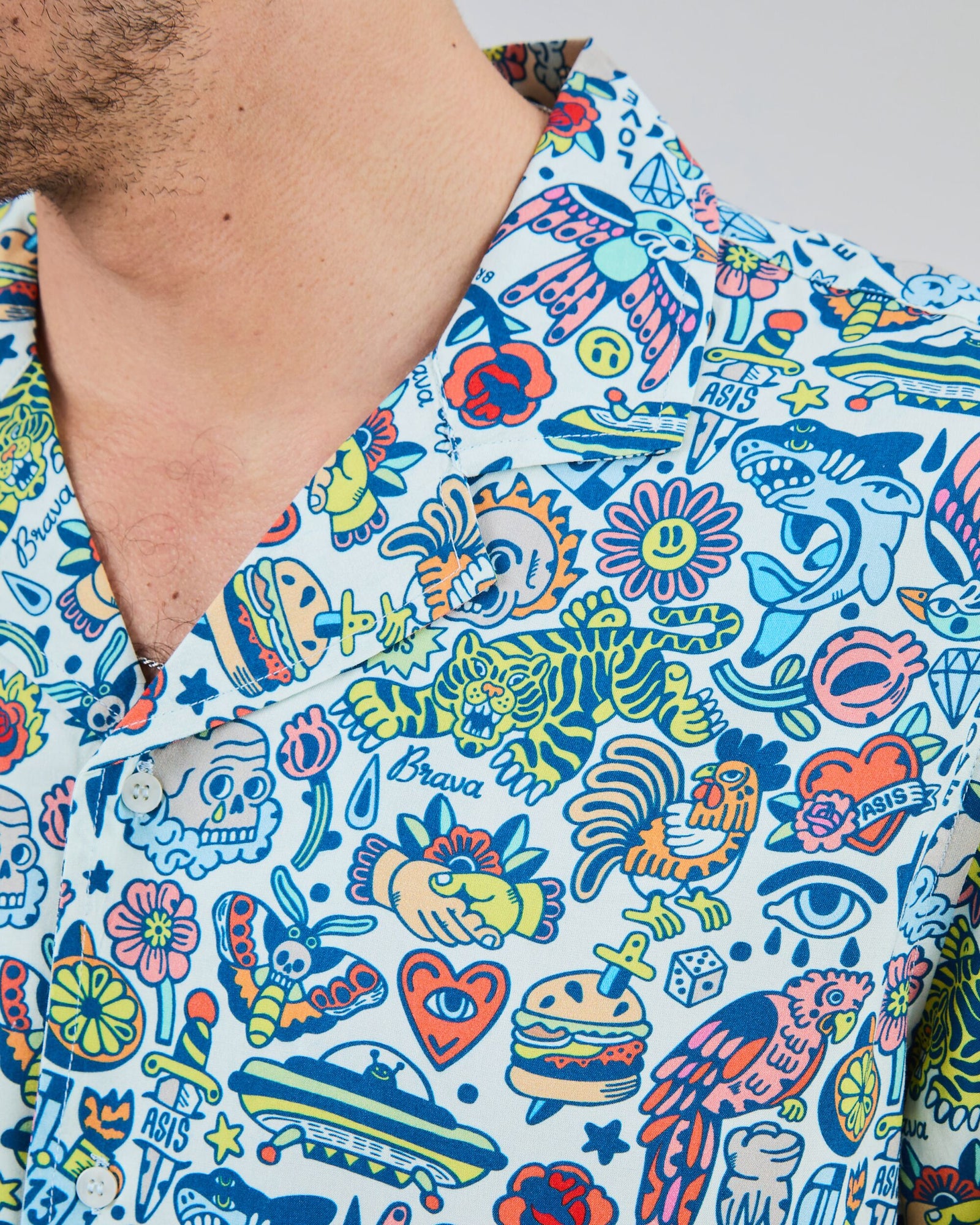 This is Asis Aloha Shirt