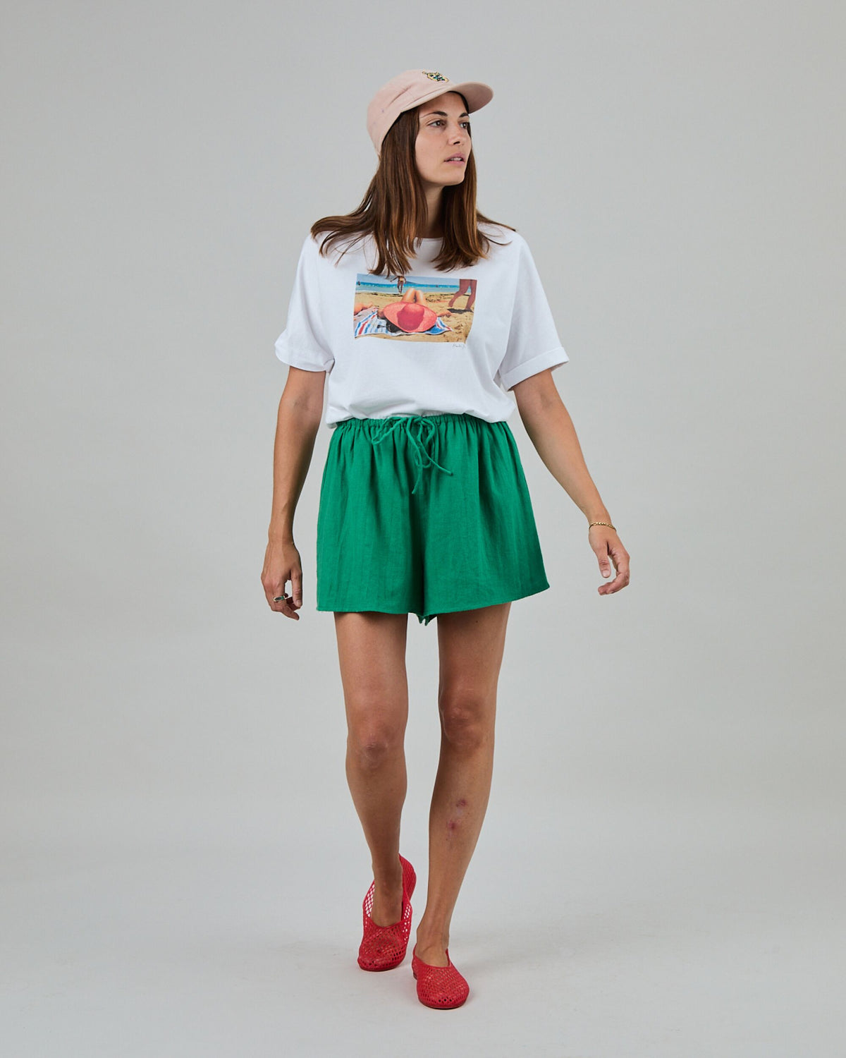 Bali Loose Shorts Green