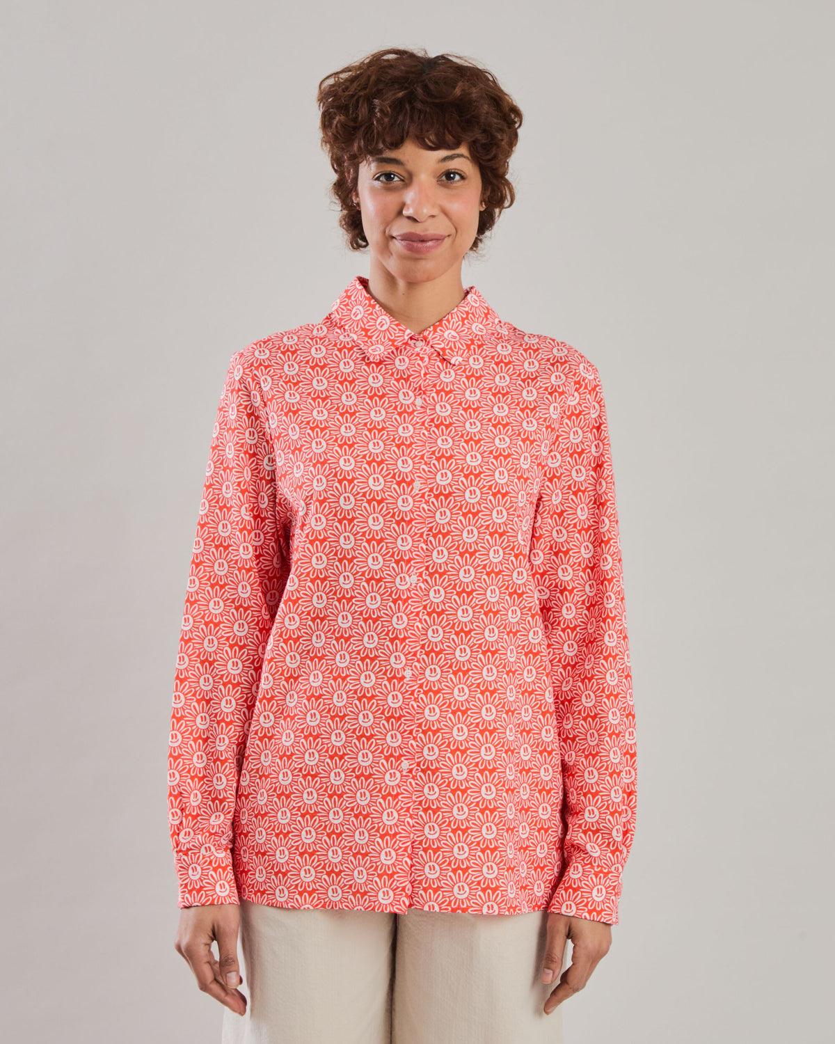 Asis Percales Daisy Regular Blouse Red