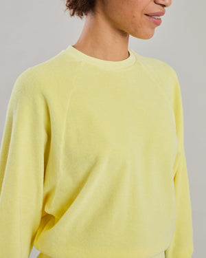 Terry Ranglan Sweatshirt Yellow