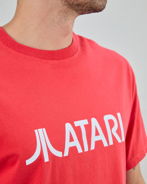 Atari Classic Logo Oversize T-Shirt Red