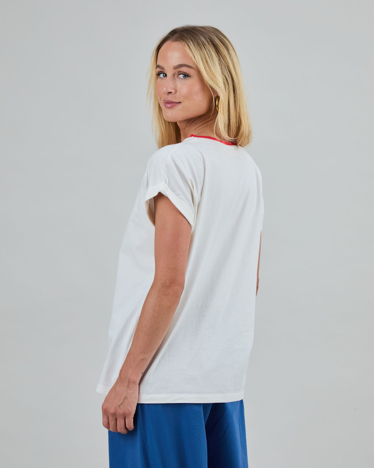 Peanuts Retro Friends Scoop Tee Ecru