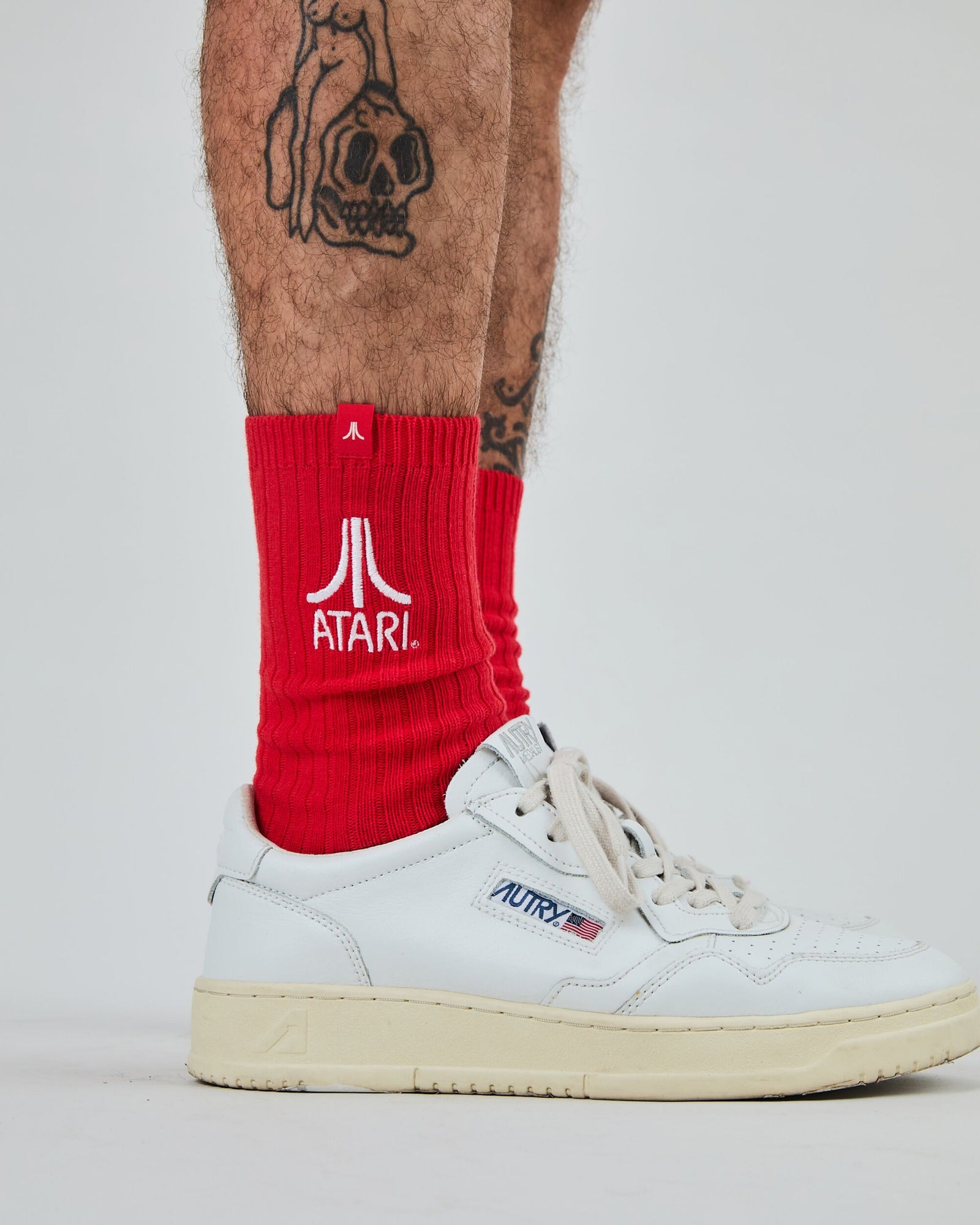 Atari logo socks red