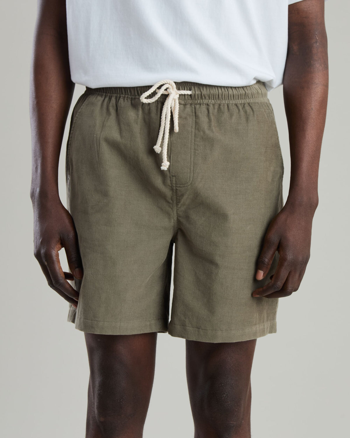 Baby Cord Shorts Stone Green