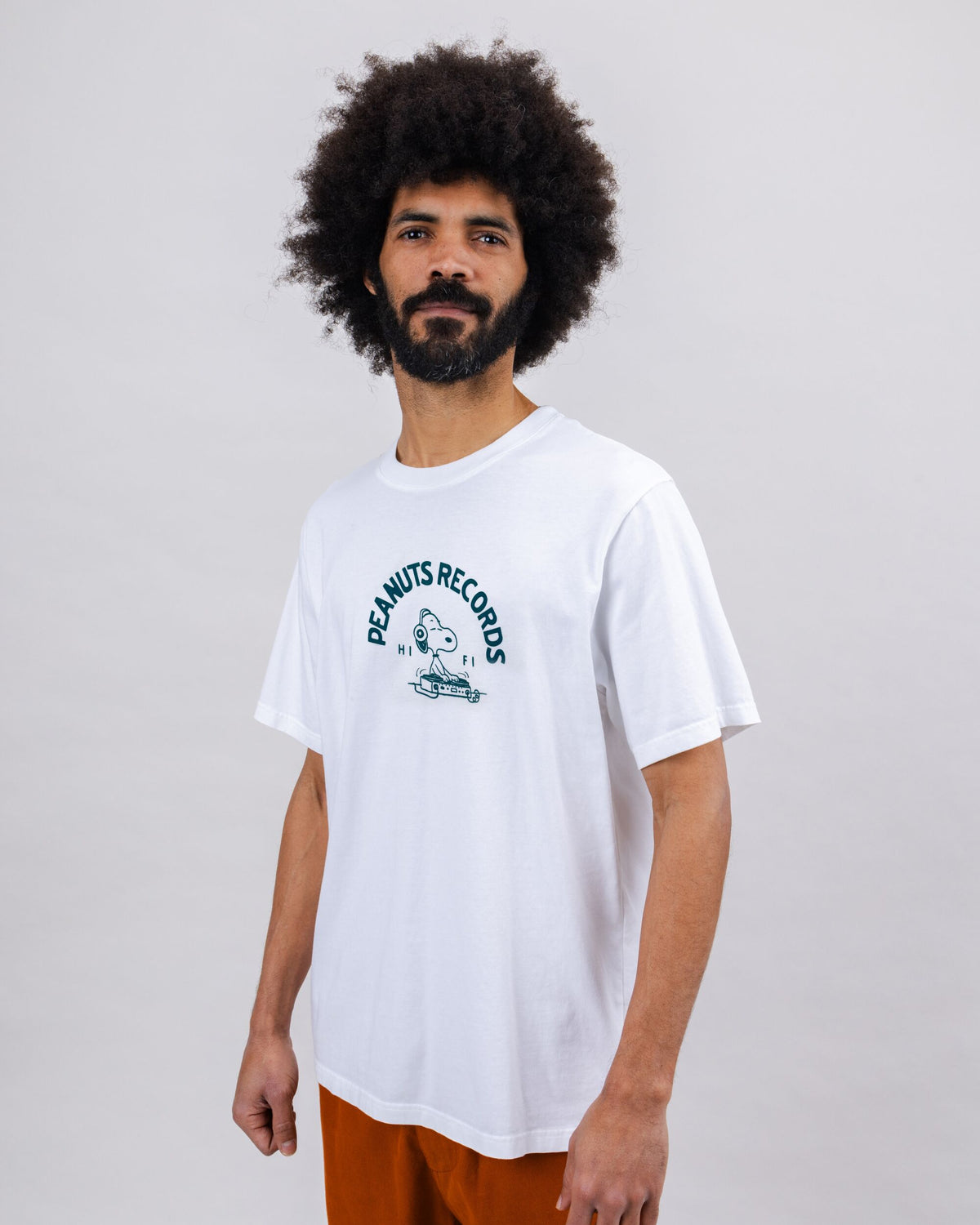 Peanuts Records T-shirt White