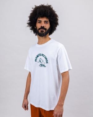 Peanuts Records T-shirt White