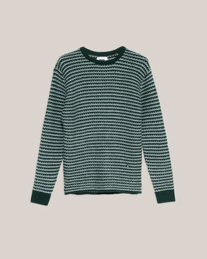 Stripes Sweater Dark Green