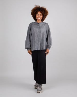 Noah Boho Blouse Graphite