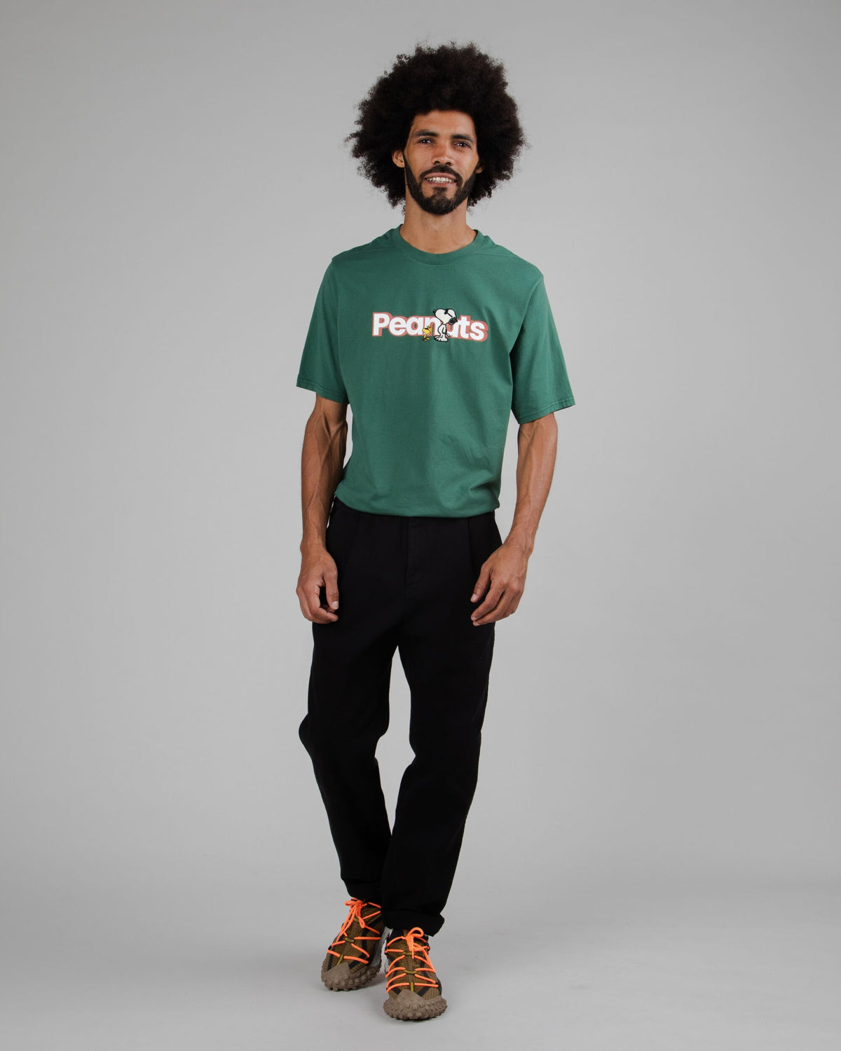 Peanuts Snoopy & Woodstock Baumwolle 100% T-Shirt - Brava (Bio) - Fabrics Green