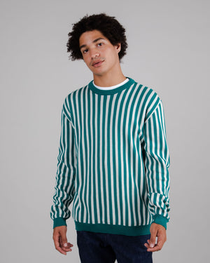 Stairs Crew Neck Sweater Ocean