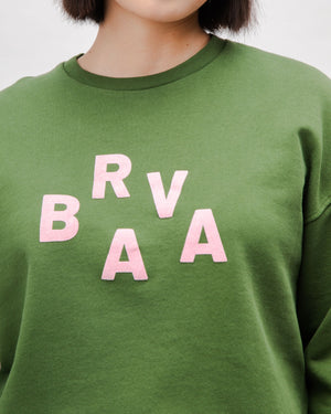 BRV Squared Cotton Sweatshirt Green