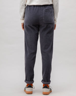 Corduroy Patch Pocket Pants Dark Grey