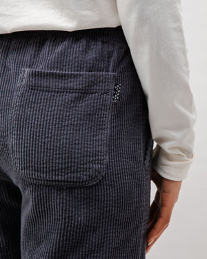 Corduroy Patch Pocket Pants Dark Grey